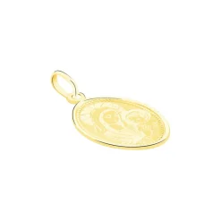 Histoire d'Or Pendentif Or Jaune Vierge A L'enfant