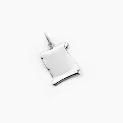 Histoire d'Or Pendentif Parchemin Argent Blanc
