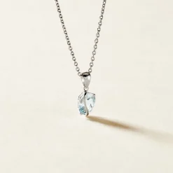 Pendentif Prudencia Or Blanc Topaze-Histoire d'Or Outlet