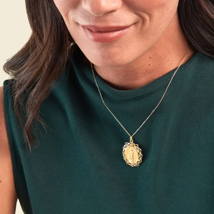 Pendentif Santo Or Jaune-Histoire d'Or New