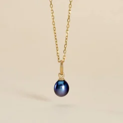 Pendentif Severiane Or Jaune Perle De Culture-Histoire d'Or New