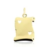 Histoire d'Or Pendentif Sirona Parchemin Message Or Jaune
