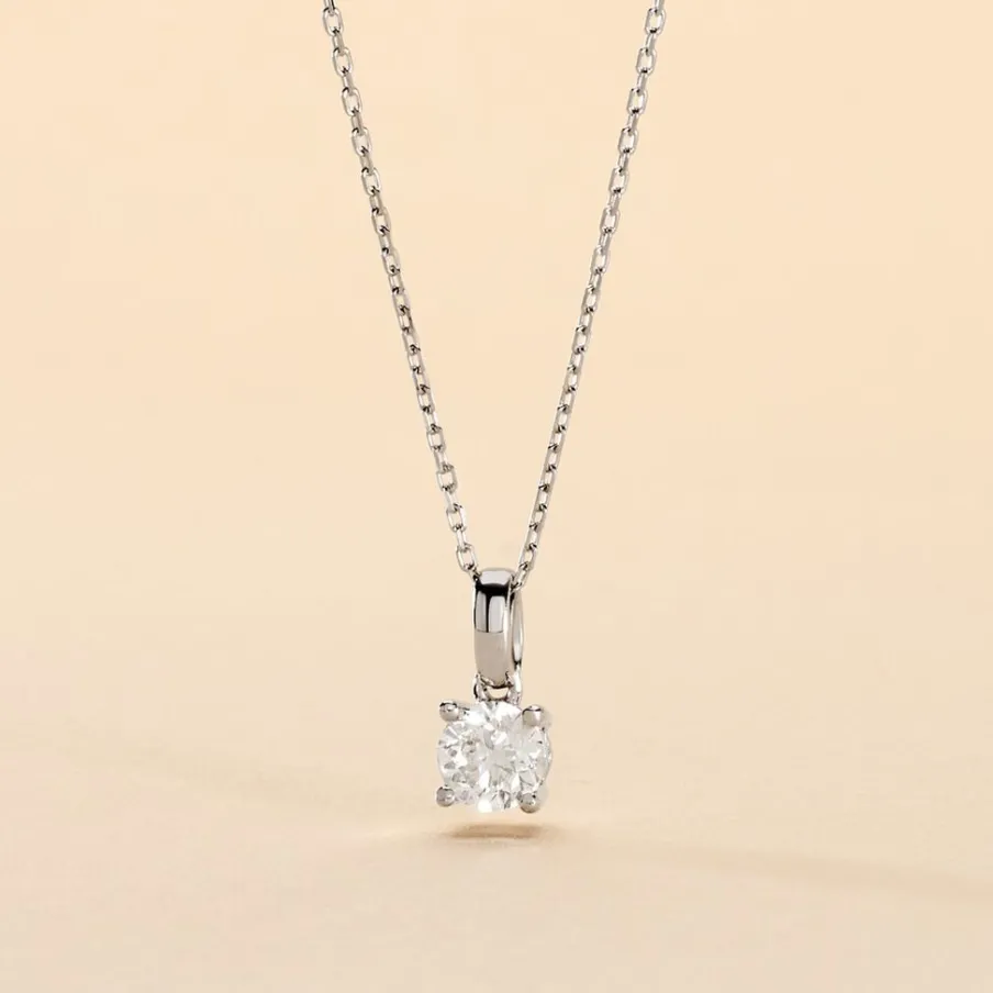 Histoire d'Or Pendentif Solitaire Aphrodite