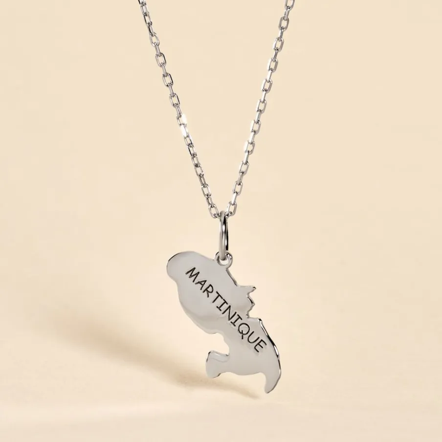 Histoire d'Or Pendentif Thea Argent Blanc