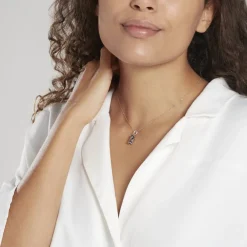 Histoire d'Or Pendentif Tiki Argent Blanc Onyx