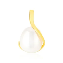 Histoire d'Or Pendentif Tourbillon Or Jaune Perle De Culture