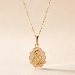 Histoire d'Or Pendentif Vierge Nuage Or Jaune