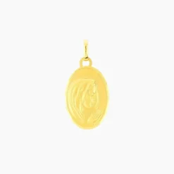 Histoire d'Or Pendentif Vierge Ovale Or Jaune