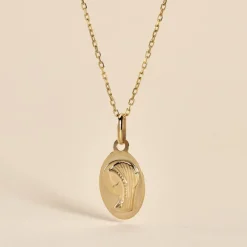 Pendentif Vierge Ovale Or Jaune-Histoire d'Or Sale