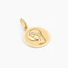 Pendentif Vierge Rond Or Jaune-Histoire d'Or Discount