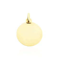 Pendentif Vierge Rond Strie Or Jaune-Histoire d'Or Sale