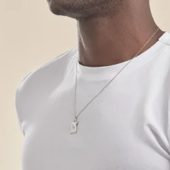 Histoire d'Or Pendentif Zodiaque Parchemin Argent Blanc