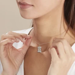 Pendentif Zodiaque Parchemin Argent Blanc-Histoire d'Or Hot