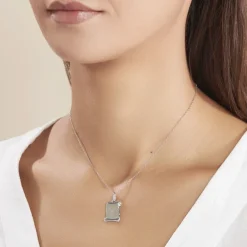 Pendentif Zodiaque Parchemin Argent Blanc-Histoire d'Or Discount