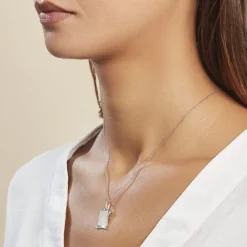 Pendentif Zodiaque Parchemin Argent Blanc-Histoire d'Or