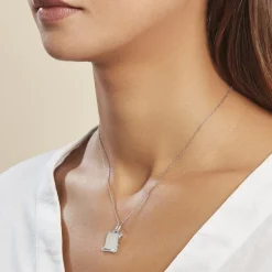 Pendentif Zodiaque Parchemin Argent Blanc-Histoire d'Or Online