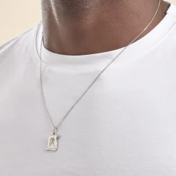 Pendentif Zodiaque Parchemin Argent Blanc-Histoire d'Or Outlet