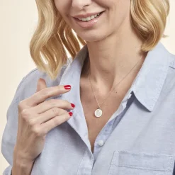 Pendentif Zodiaque Rond Argent Blanc-Histoire d'Or Hot