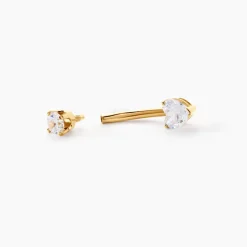 Histoire d'Or Piercing Cole Or Jaune Oxyde De Zirconium