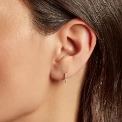 Histoire d'Or Piercing D'oreille Et/ou De Nez Unitaire Carlisle Or Jaune Oxyde