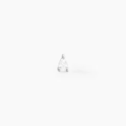 Histoire d'Or Piercing D'oreille Lourdes Argent Blanc Oxyde De Zirconium