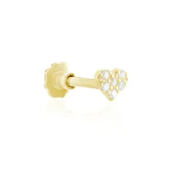 Piercing D'oreille Or Jaune Adasonia Oxydes De Zirconium-Histoire d'Or Outlet