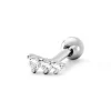 Piercing D'oreille Unitaire Delphie Argent Blanc Oxyde De Zirconium-Histoire d'Or