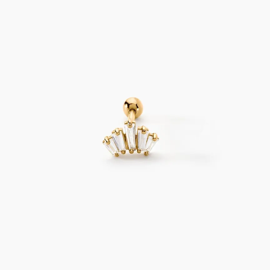 Piercing Evangelos Or Jaune Oxyde De Zirconium-Histoire d'Or Sale