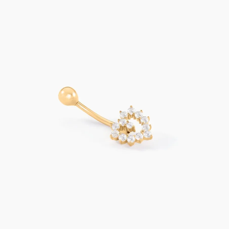 Histoire d'Or Piercing Norris Or Jaune Oxyde De Zirconium