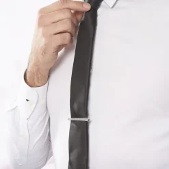 Pince Cravate Devi Argent Blanc-Histoire d'Or Discount