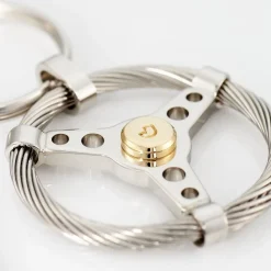 JOURDAN Porte Clefs Mariemeae Acier Bicolore