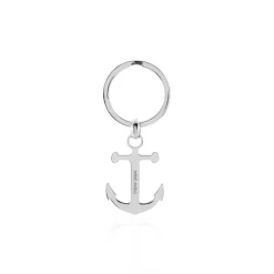 Porte Clefs Pamelia Acier Blanc-Histoire d'Or New