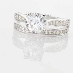 Solitaire Aarone Or Blanc Oxyde-Histoire d'Or Sale