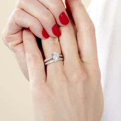 Solitaire Aarone Or Blanc Oxyde-Histoire d'Or Sale