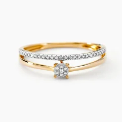 Histoire d'Or Solitaire Accompagne Marjani Or Jaune Diamant