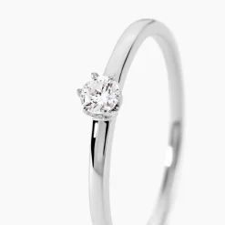 Solitaire  Natalia Platine Blanc Diamant-Histoire d'Or Outlet