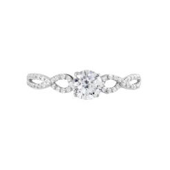 Histoire d'Or Solitaire Or Blanc Sevastiane Oxyde De Zirconium