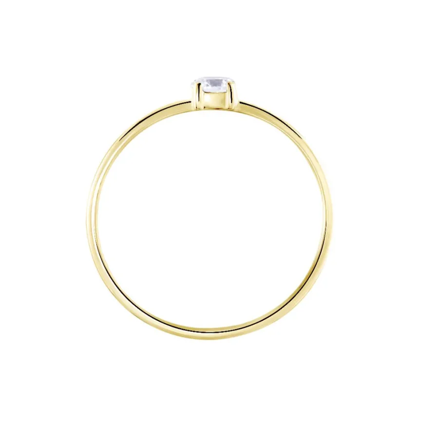 Solitaire Or Jaune Philys Oxyde De Zirconium-Histoire d'Or Clearance